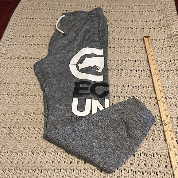 NWT ECKO UNLTD. HEATHER GRAY JOGGER PANTS MEN’S SZ M, 3 pockets, elastic waist. - Picture 16 of 16